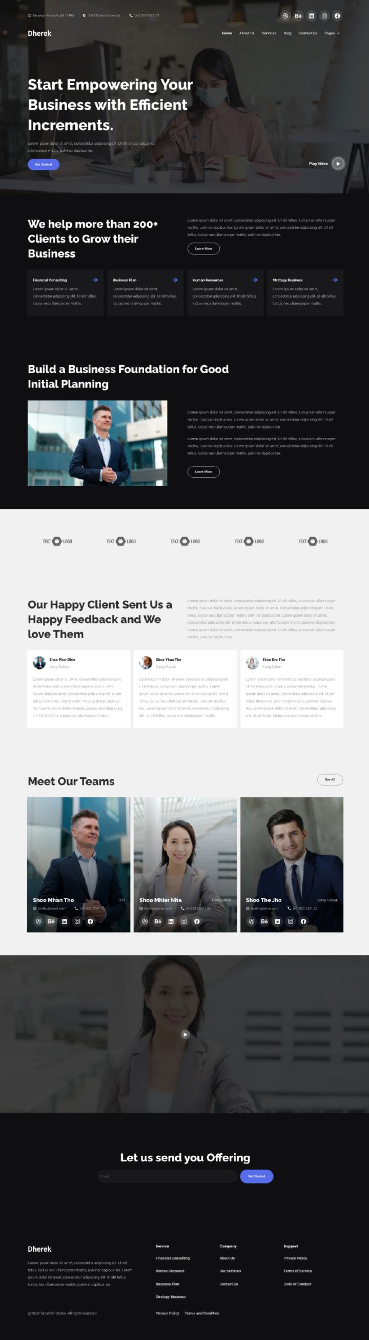 WordPress шаблон ThemeForest Dherek