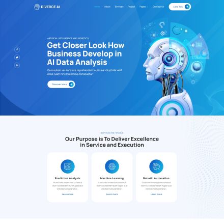 ThemeForest Diverge AI