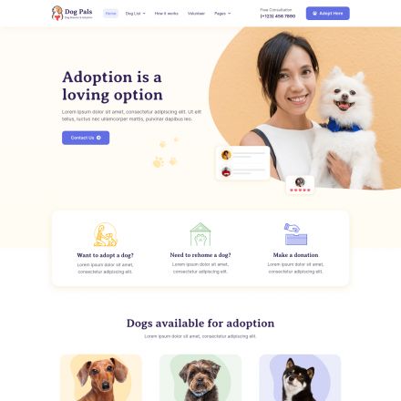 ThemeForest Dog Pals