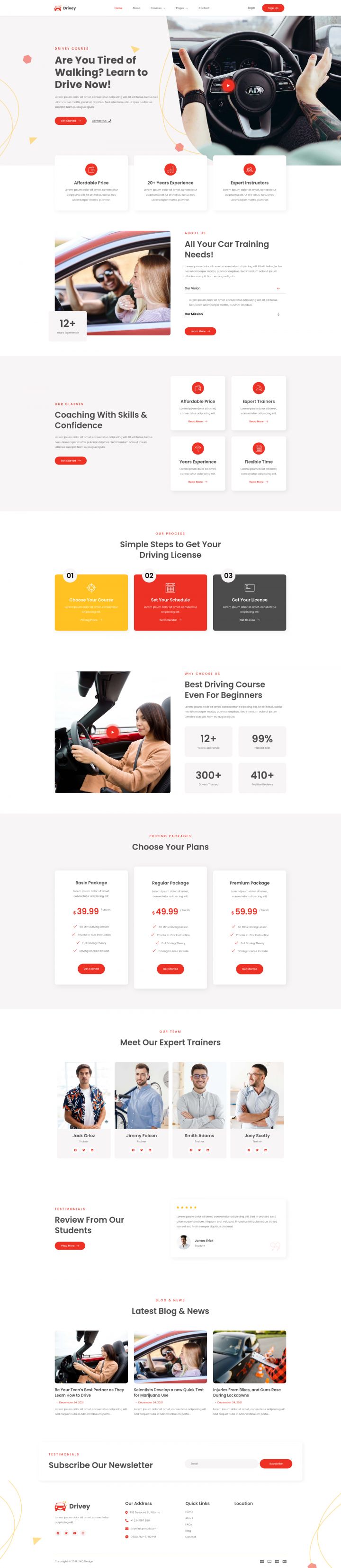 WordPress шаблон ThemeForest Drivey