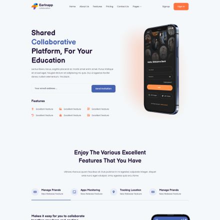 ThemeForest Earlnapp