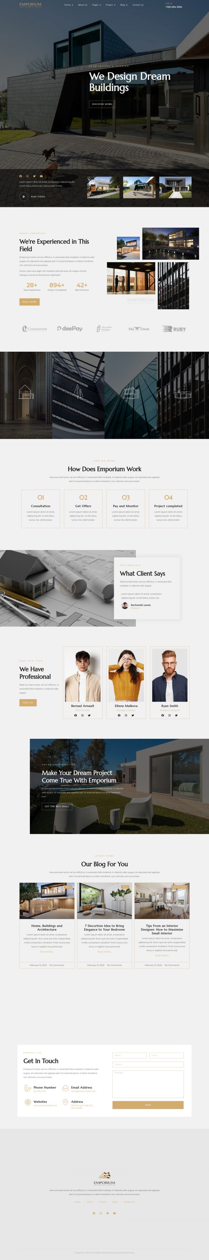 WordPress шаблон ThemeForest Emporium