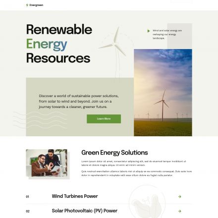 ThemeForest Energreen