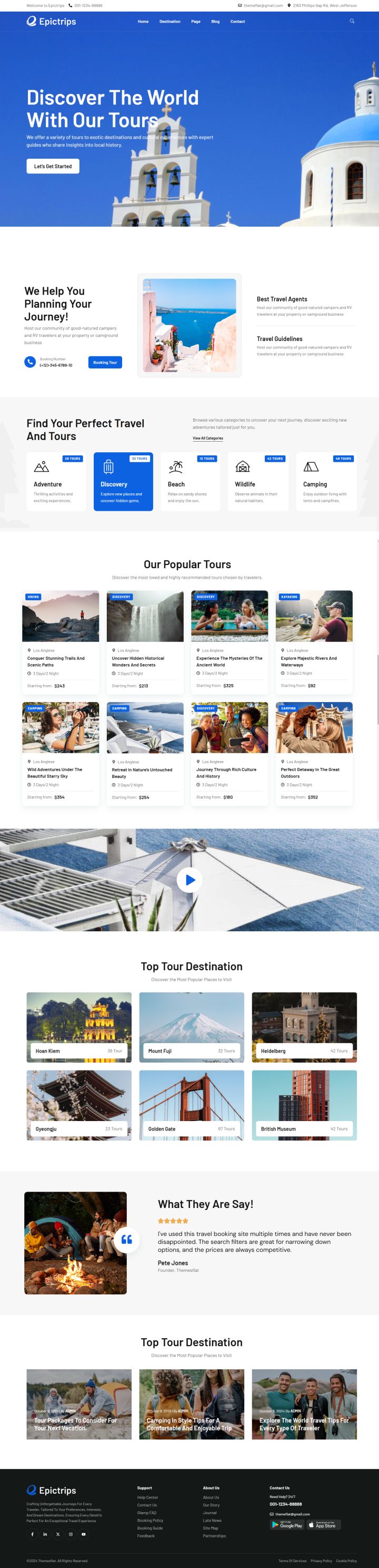 WordPress шаблон ThemeForest EpicTrips