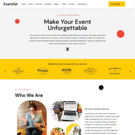 ThemeForest Eventist