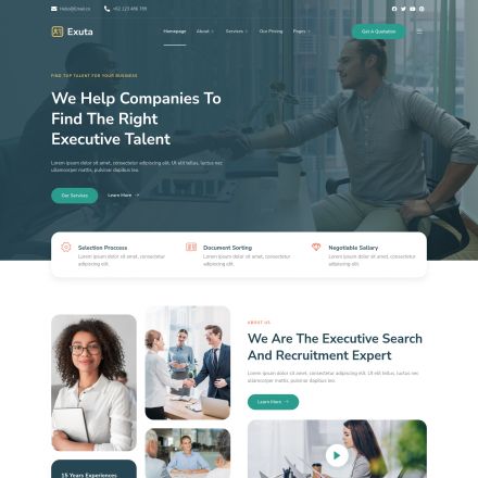 ThemeForest Exuta