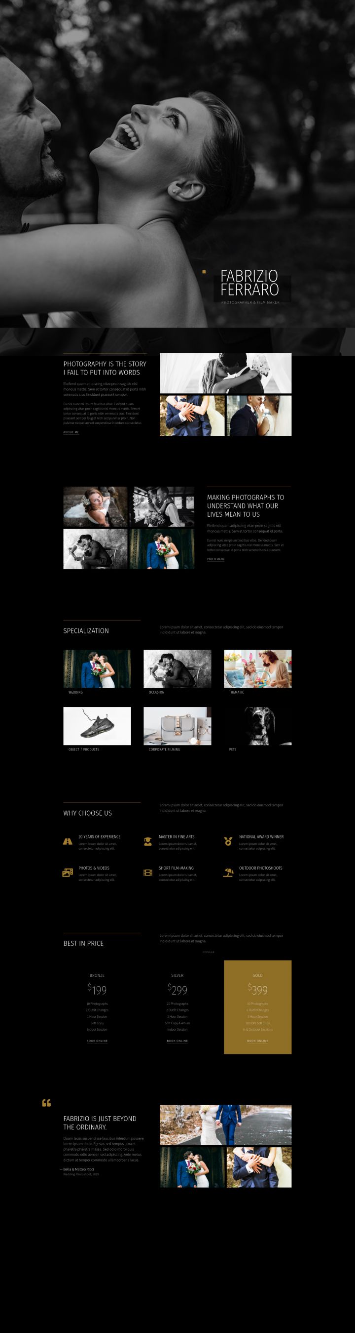 WordPress шаблон ThemeForest FabPhoto