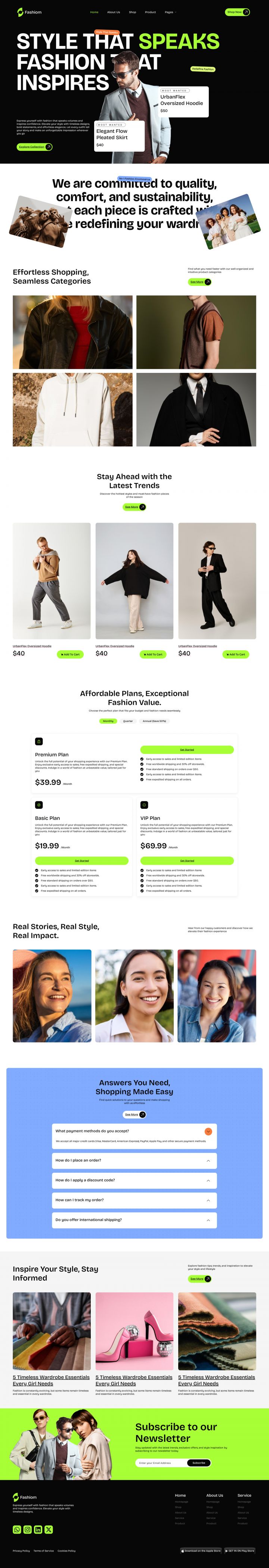WordPress шаблон ThemeForest Fashiom