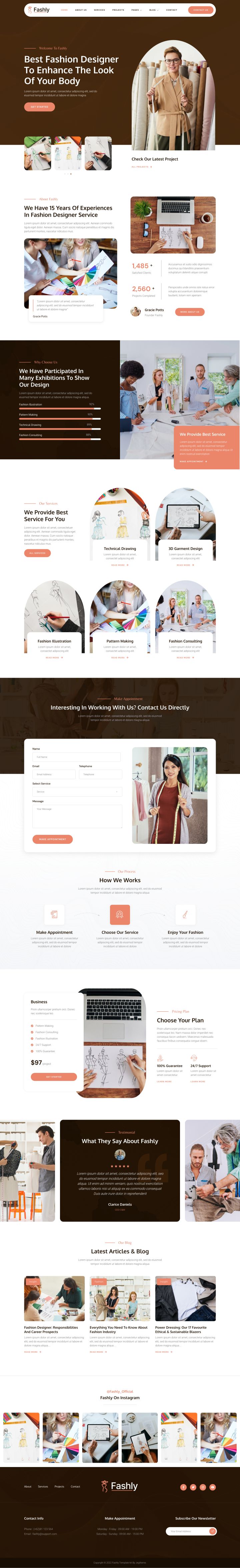 WordPress шаблон ThemeForest Fashly