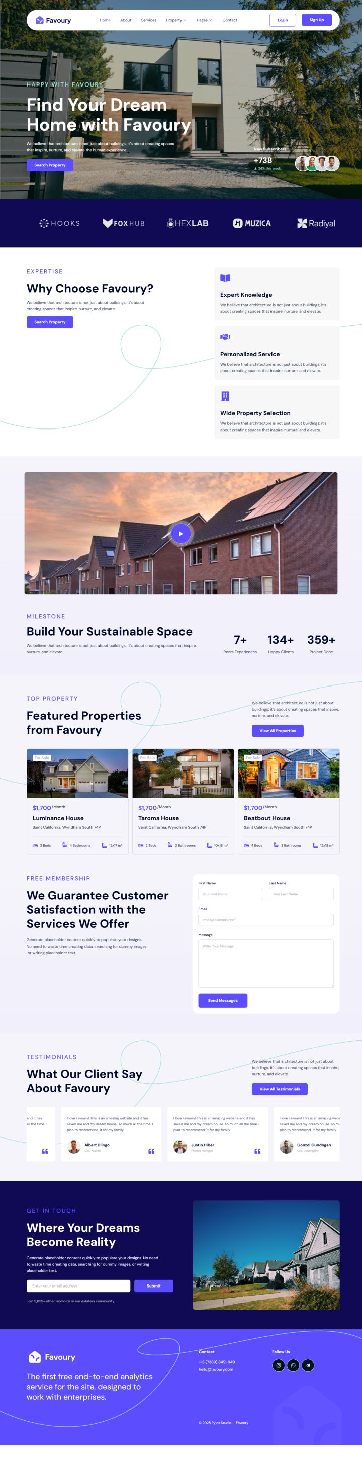 WordPress шаблон ThemeForest Favoury