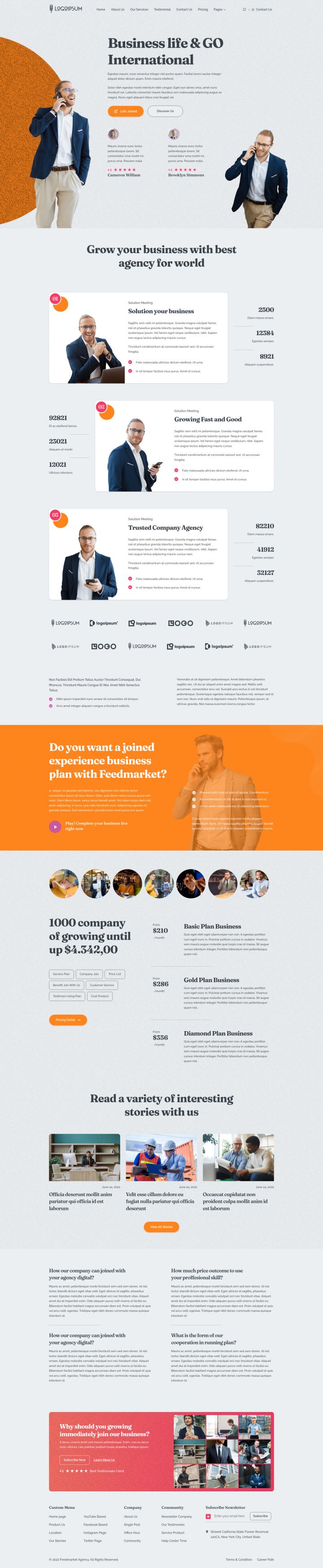 WordPress шаблон ThemeForest Feedmarket