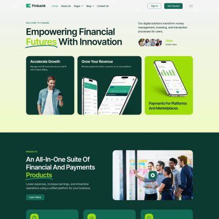 ThemeForest Finbank