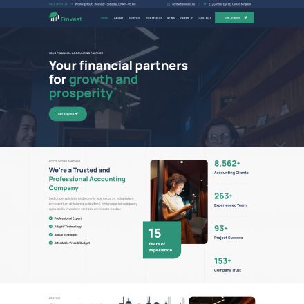 ThemeForest Finvest