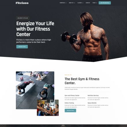 ThemeForest FitClass