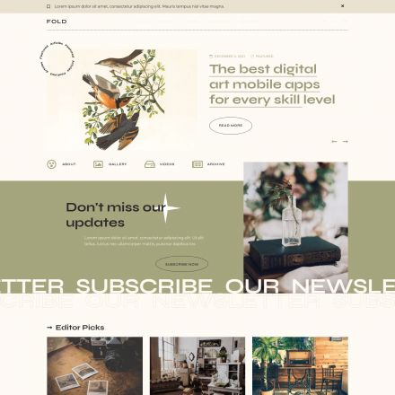 ThemeForest Fold