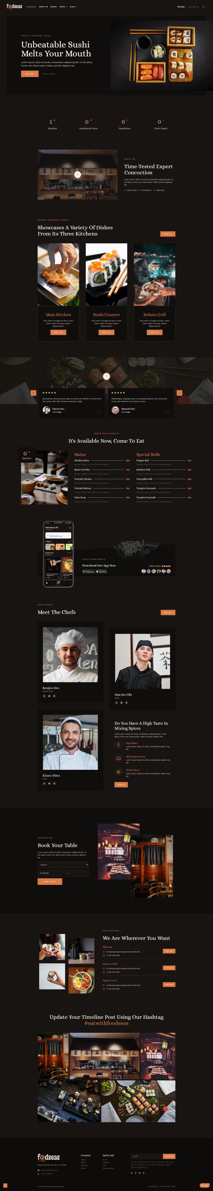 WordPress шаблон ThemeForest Foodseas