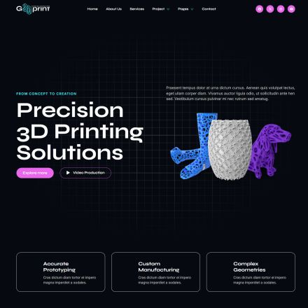 ThemeForest G3DPrint