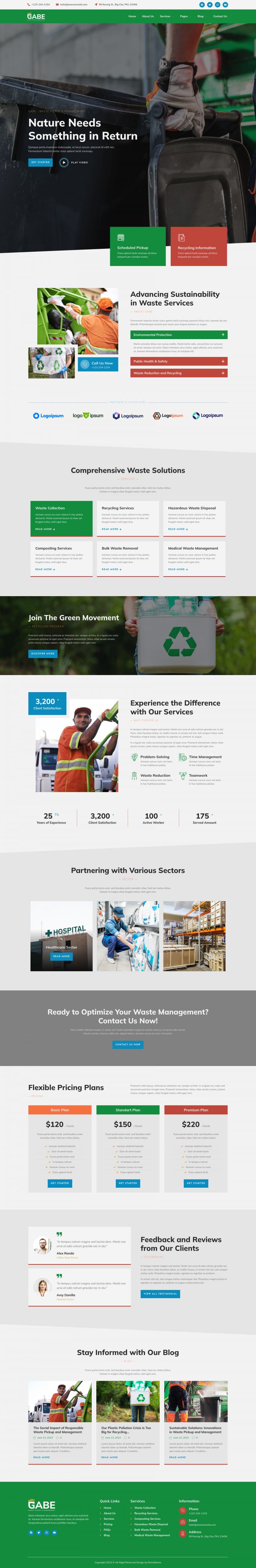 WordPress шаблон ThemeForest Gabe