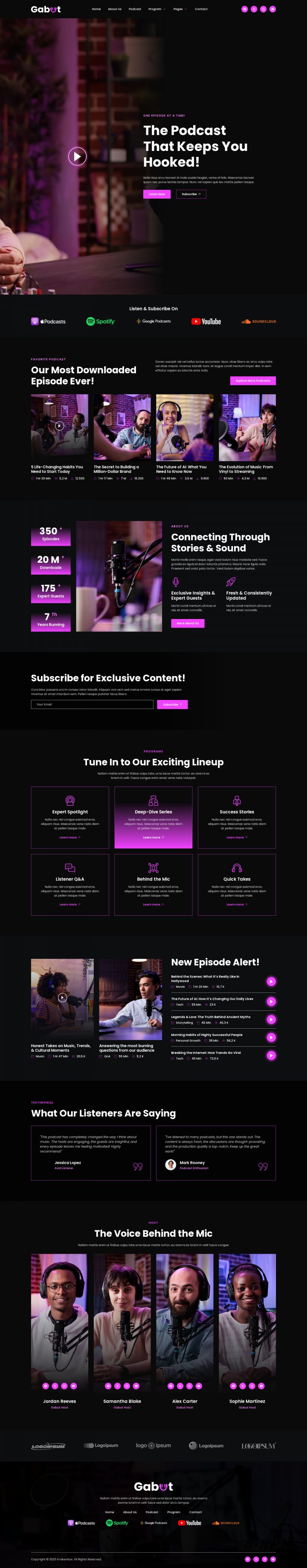 WordPress шаблон ThemeForest Gabut