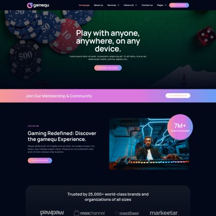 ThemeForest Gamequ