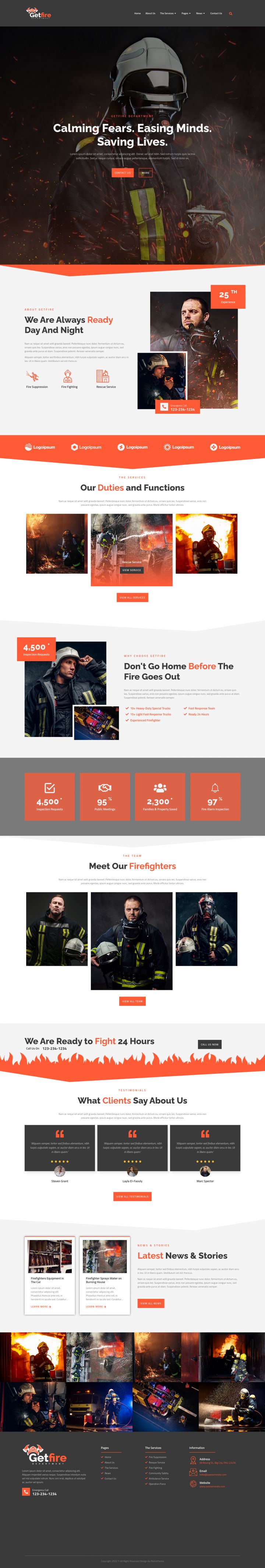 WordPress шаблон ThemeForest Getfire