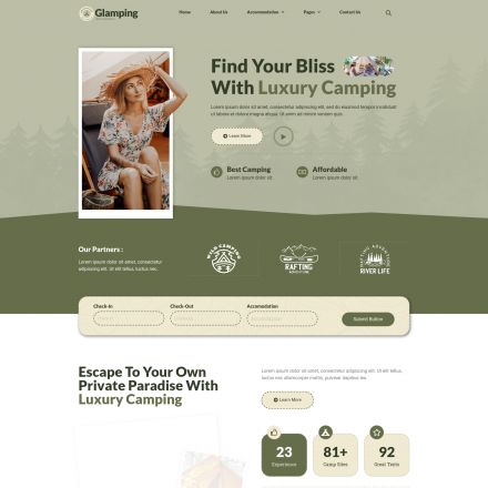 ThemeForest Glamping