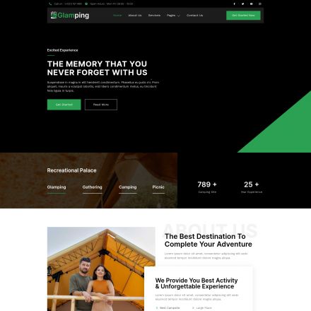 ThemeForest Glamping