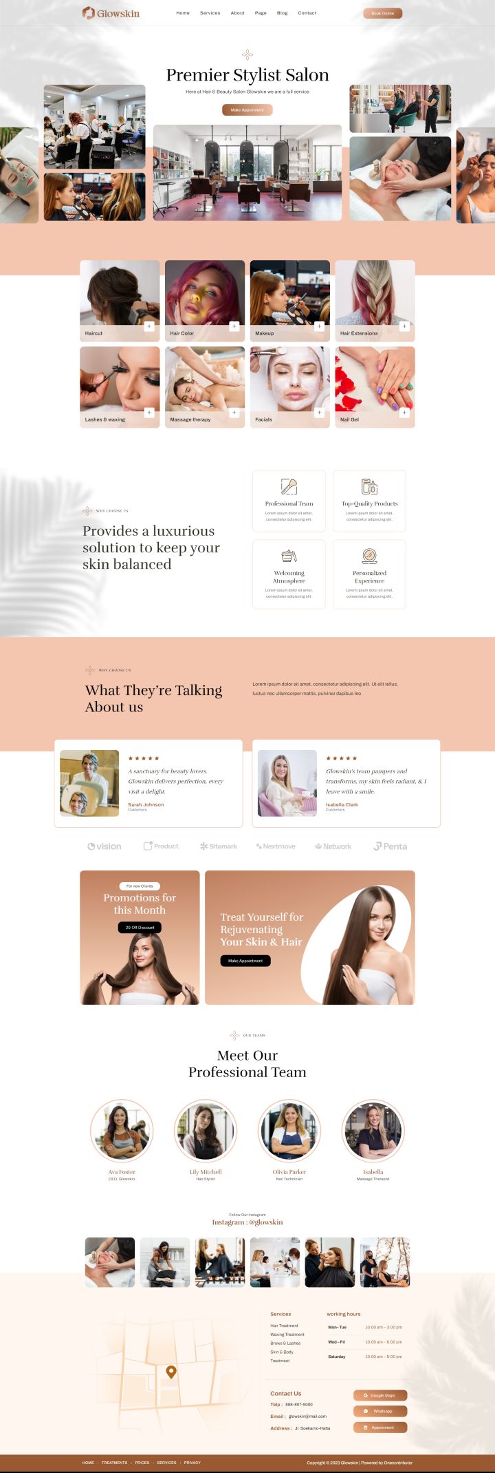 WordPress шаблон ThemeForest Glowskin