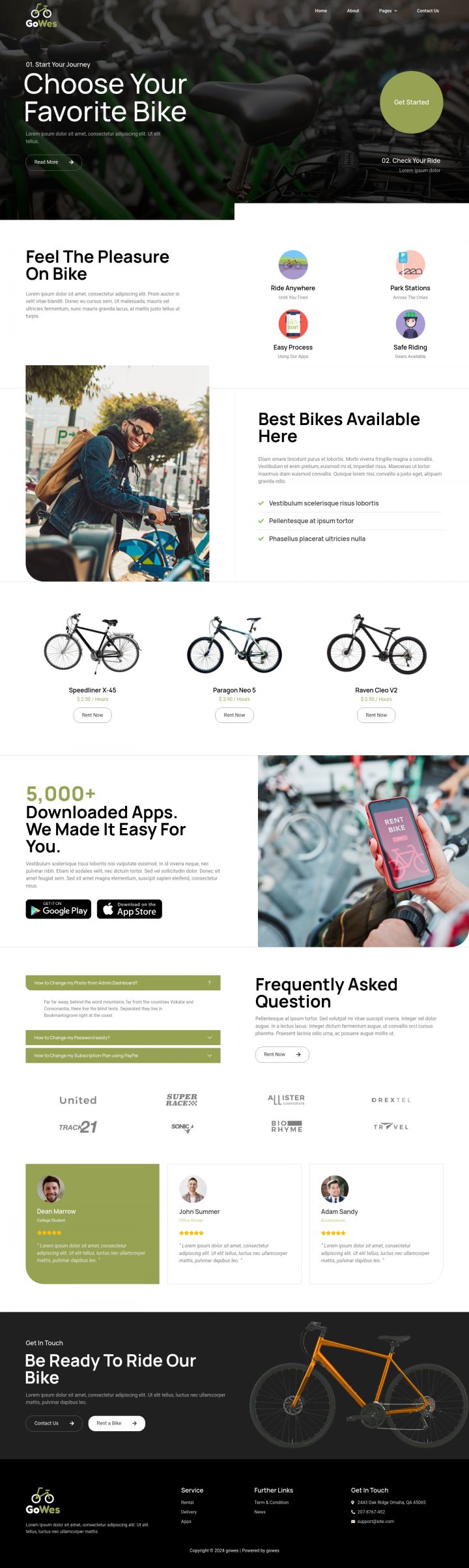 WordPress шаблон ThemeForest Gowes