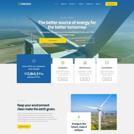 ThemeForest Greenio