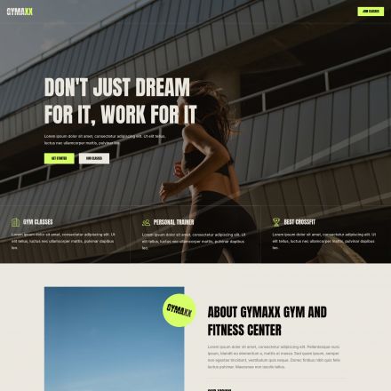 ThemeForest Gymaxx