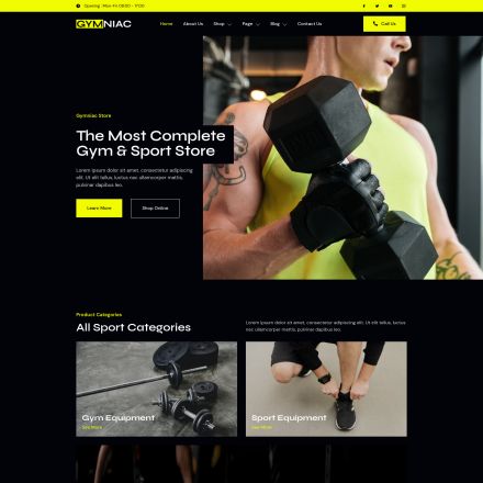 ThemeForest Gymniac