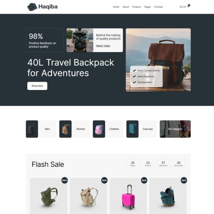 ThemeForest Haqiba