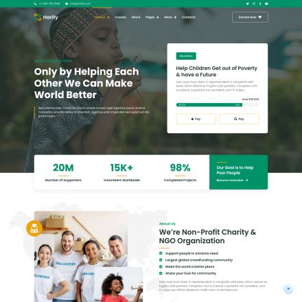 ThemeForest Harity