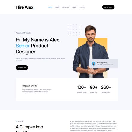 ThemeForest HireAlex