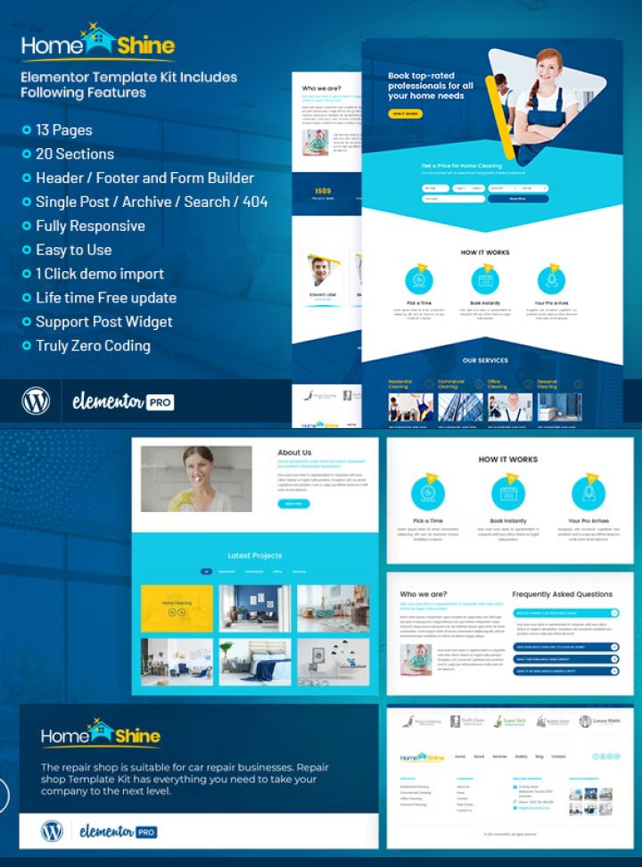 WordPress шаблон ThemeForest HomeShine