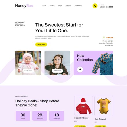 ThemeForest HoneyBae