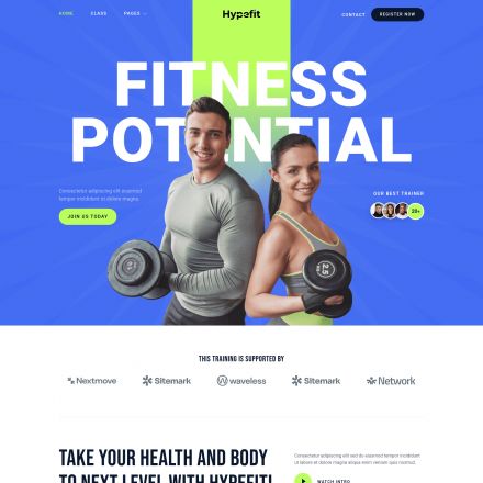 ThemeForest Hypefit