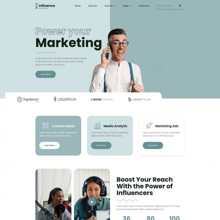 ThemeForest Influenca