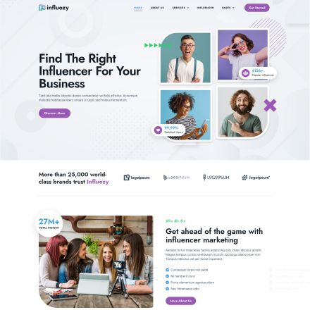 ThemeForest Influozy