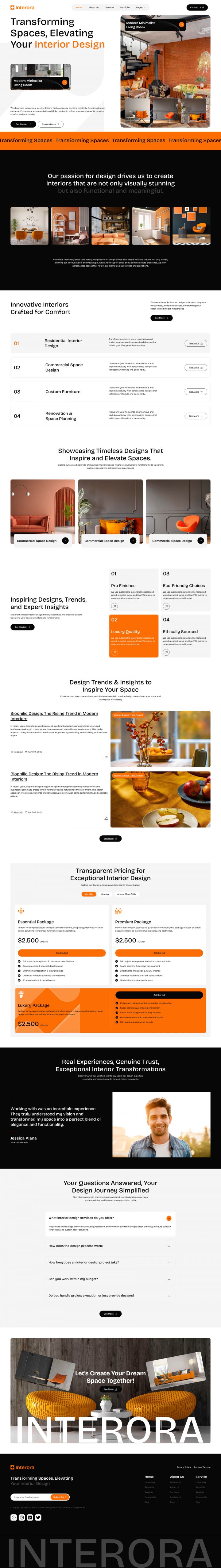 WordPress шаблон ThemeForest Interora