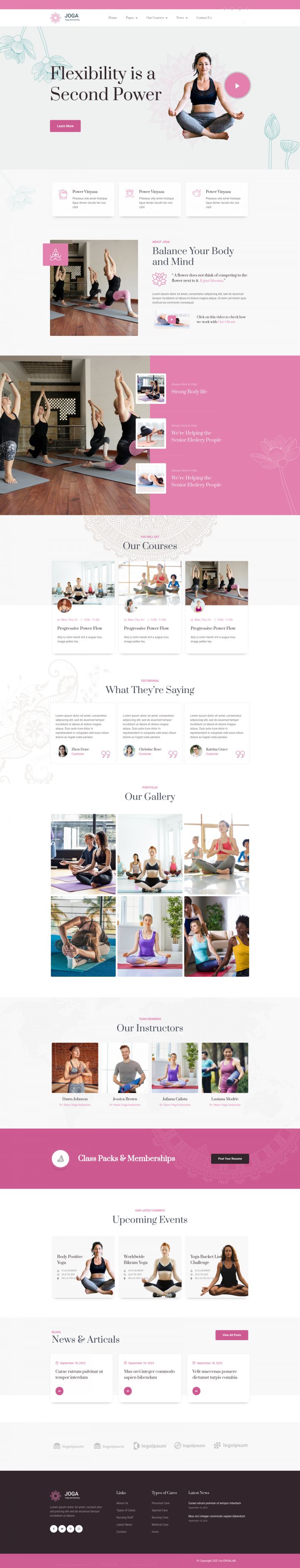 WordPress шаблон ThemeForest Joga