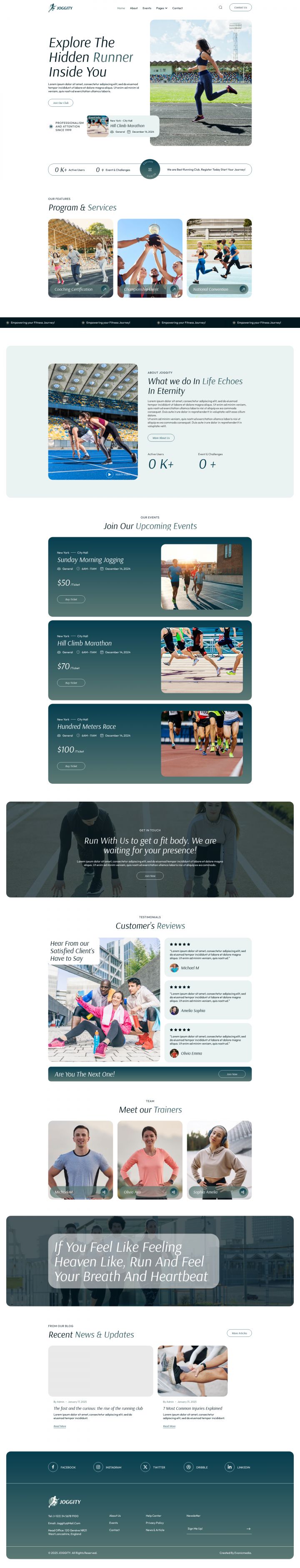 WordPress шаблон ThemeForest Joggity