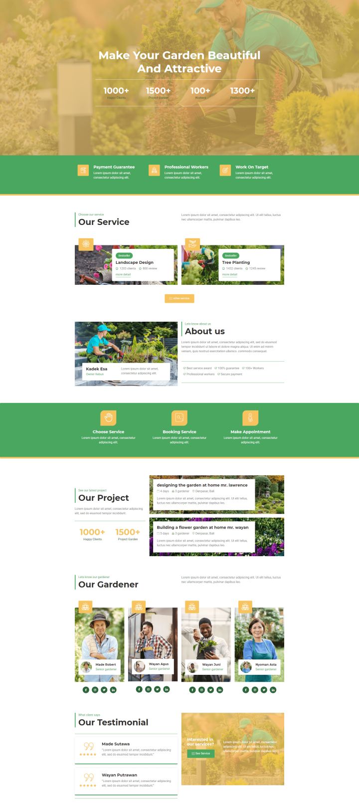 WordPress шаблон ThemeForest Kebun