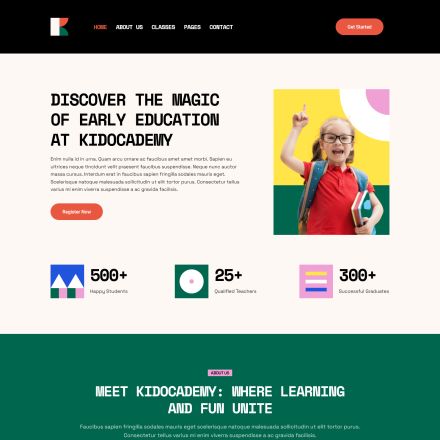 ThemeForest Kidocademy