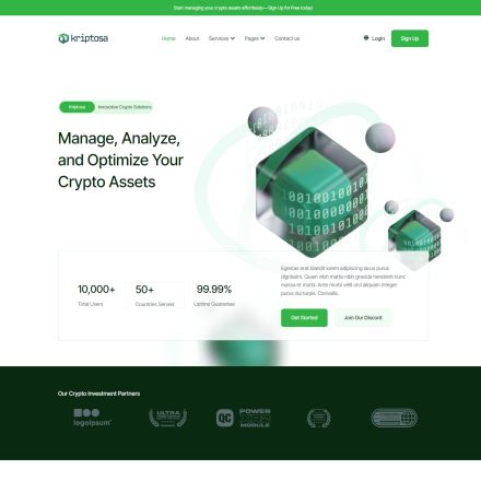 ThemeForest Kriptosa