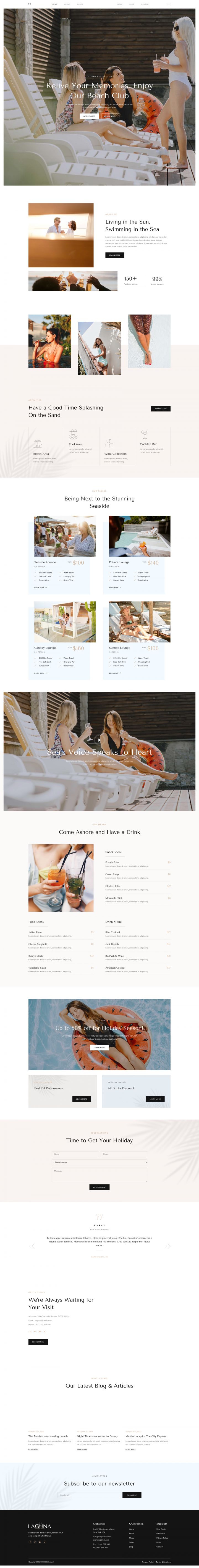 WordPress шаблон ThemeForest Laguna