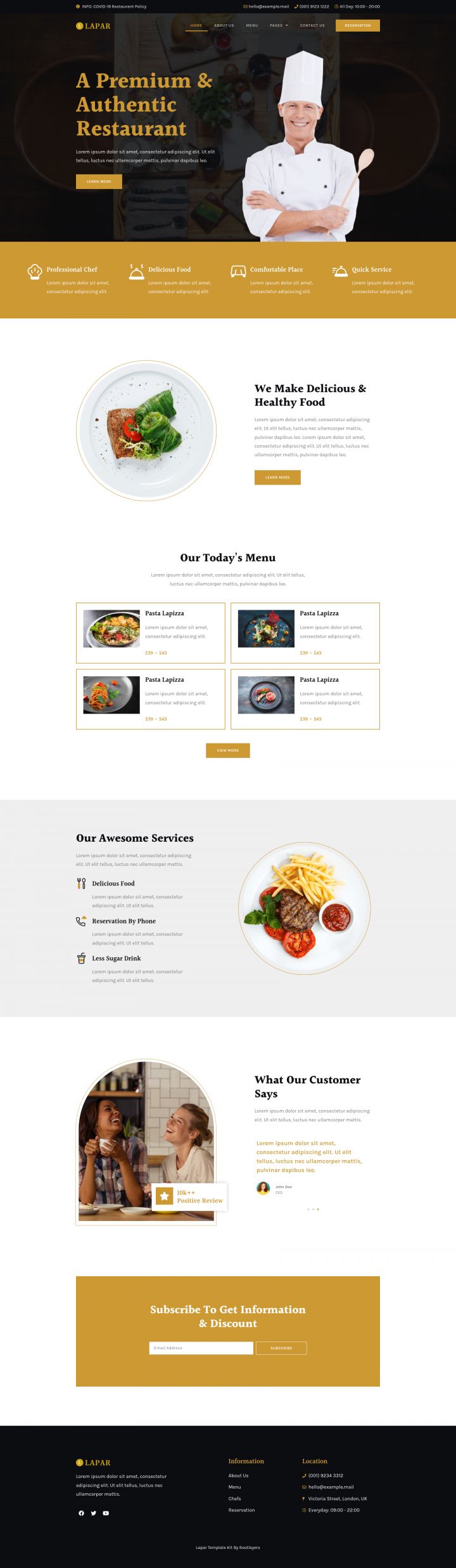 WordPress шаблон ThemeForest Lapar