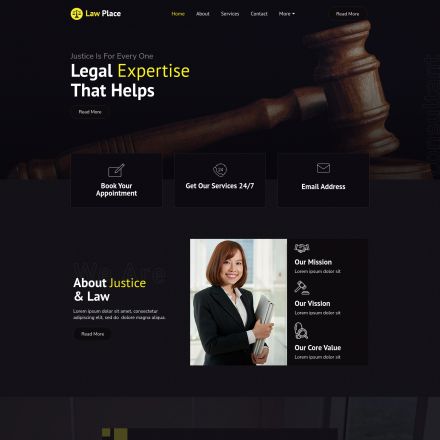 ThemeForest Law Place