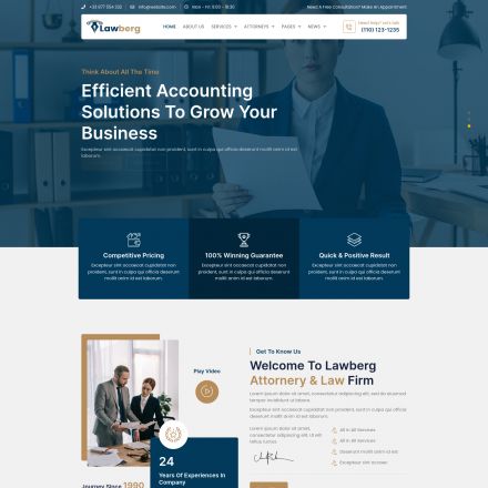 ThemeForest Lawberg